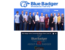Tablet Screenshot of bluebadger.co.uk